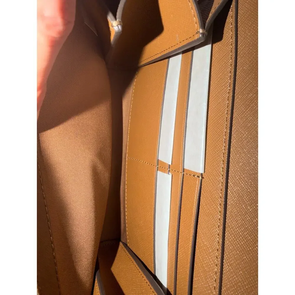 NWT B10-013 Tory Burch Emerson Chain Wallet 136093 Moose